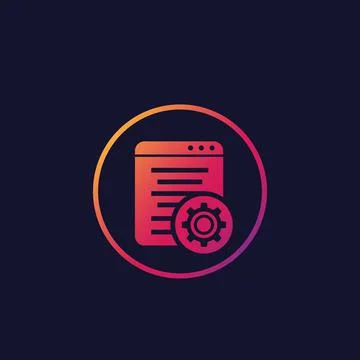 Web optimization vector icon Stock-Illustration