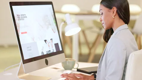 Web or graphic designer typing on a comp... | Stock Video | Pond5