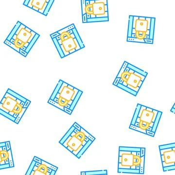 Web padlock vector seamless pattern 스톡 일러스트