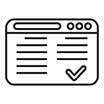 Web page being optimized for search engine result page Stock Illustration