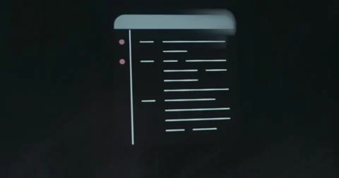 Web page with computer code lines Stock Footage 313492897