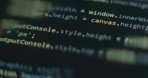 Web page creation programming code Stock Footage 313353679