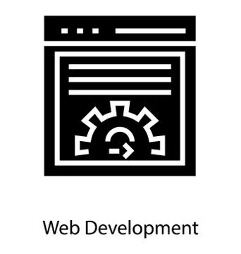 Web Page Development Stock-Illustration