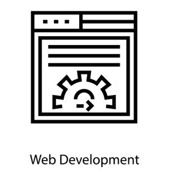 Web Page Development イラスト素材
