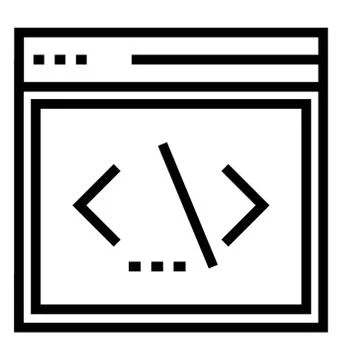 Web Page Development Illustrazione stock