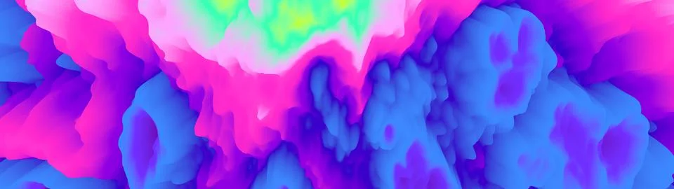 Web page header. 3d illustration for website homepage design. Abstract. Stock-Illustration