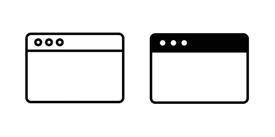 Web page icon concept. best for web design Ilustración de archivo