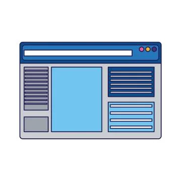 Web page icon image Stock-Illustration