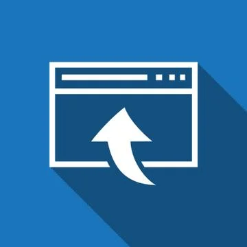 Web page icon stock vector illustration flat design Stockillustratie