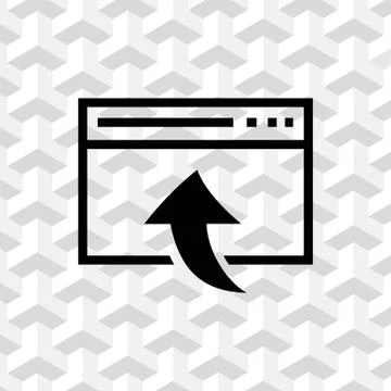 Web page icon stock vector illustration flat design Illustrazione stock