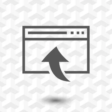 Web page icon stock vector illustration flat design Stockillustratie