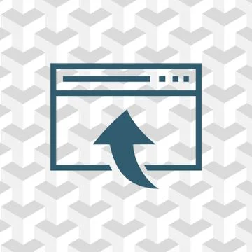 Web page icon stock vector illustration flat design Stockillustratie