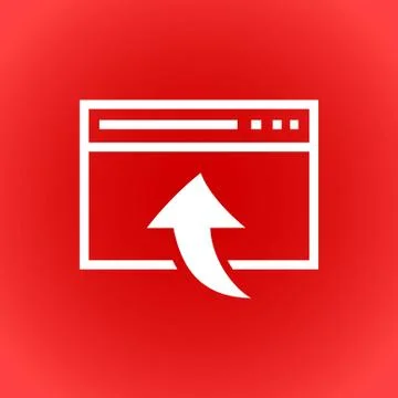 Web page icon stock vector illustration flat design Stockillustratie