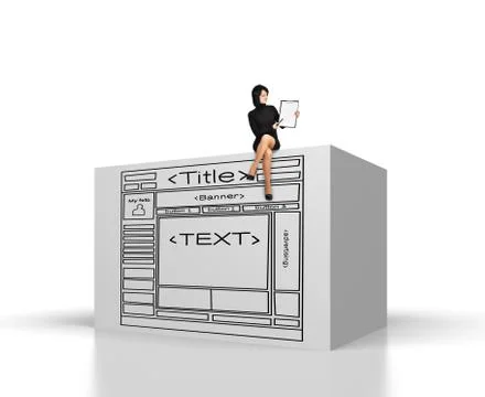 Web page Illustrazione stock