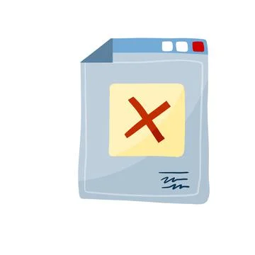 Web page not found. Site is unavailable. Forbidding red sign. Stock Illustration