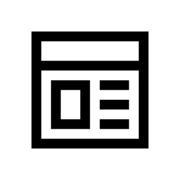 Web page pixel perfect icon イラスト素材