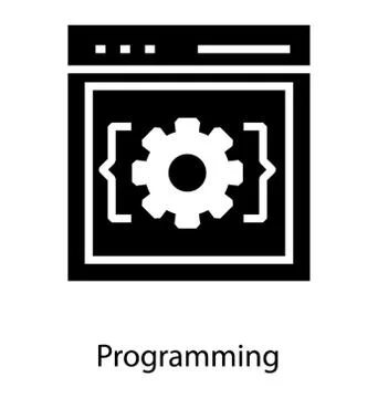 Web Page Programming Stock Illustration