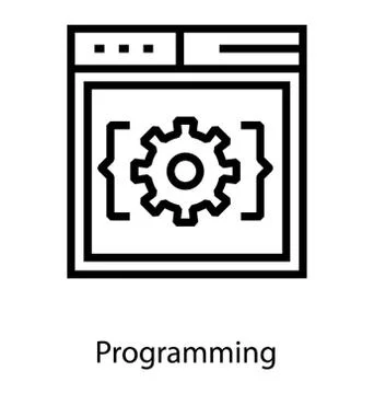 Web Page Programming Stock-Illustration