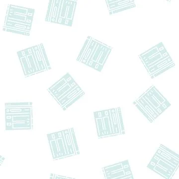 Web page scroll glyph seamless pattern Stock Illustration