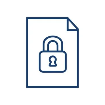 Web page security concept 스톡 일러스트