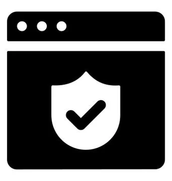 Web Page Security Stock Illustration