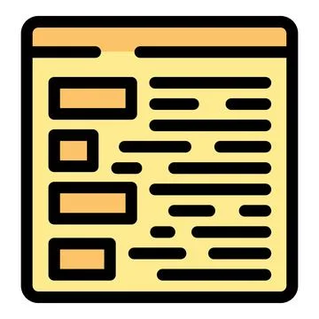 Web page showing text and checkboxes for online form filling Stock Illustration
