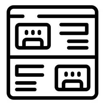 Web page showing user interface with profile pictures 스톡 일러스트