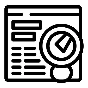 Web page speed optimization with clock showing loading time icon Illustrazione stock