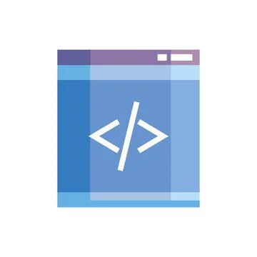 Web page template Stock Illustration