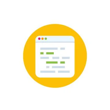 Web page, website vector flat icon イラスト素材