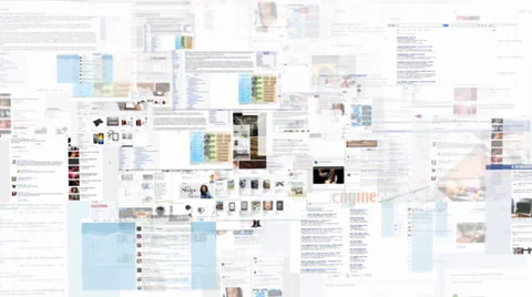 Web pages on the internet Video stock 36464167