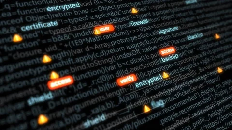 Web pages security, development Vídeos de archivo 61164595