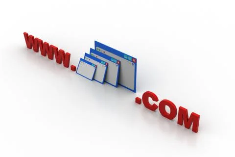 Web pages with web address Grats Stockgrafik