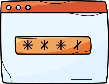 Web password login key access icon vector Stock Illustration