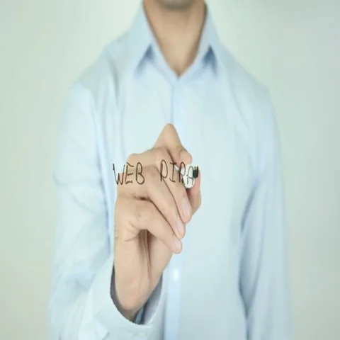 Web Pirate, Writing On Transparent Screen Stock Footage 69536522
