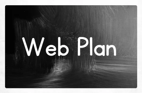Web plan concept Stock Photos