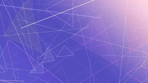 A web of polygon lines and triangles in blue and cyan with a gentle light h.. Stock Illustration