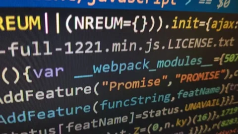 Web program developer technology. software coding background. Stock Footage 231138015