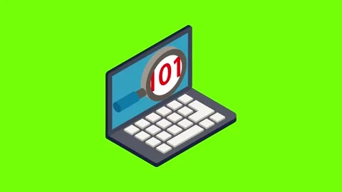 Web programming icon animation Stockbeeldmateriaal 152575572