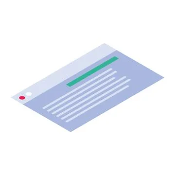 Web programming process on white background Illustration