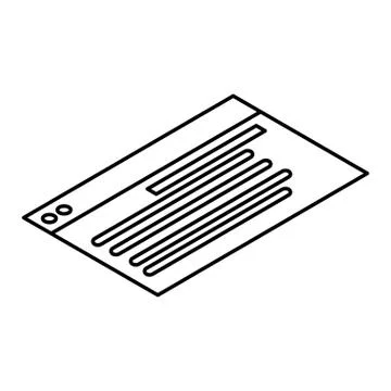 Web programming process on white background 스톡 일러스트