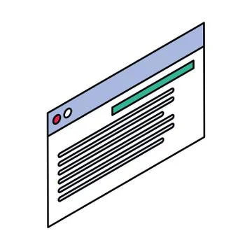Web programming process on white background イラスト素材