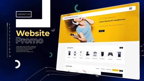 Web Promo Bold Line Style Stock After Effects
