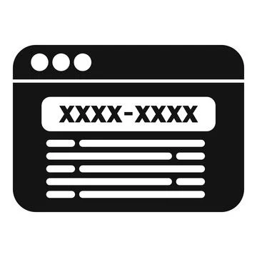 Web promotional code icon simple vector. Price sale percent Stock Illustration