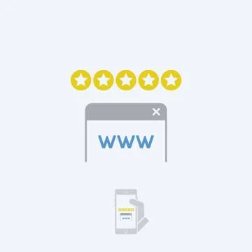 Web rating Stock Illustration