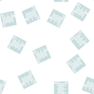 Web registration glyph vector seamless pattern Illustrazione stock