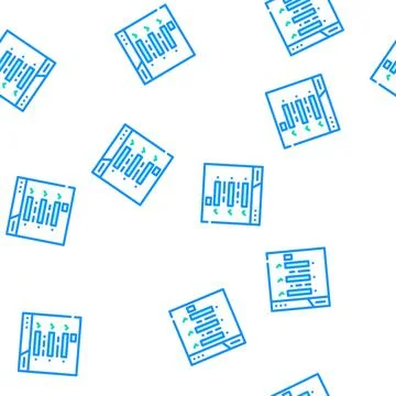 Web registration vector seamless pattern 스톡 일러스트