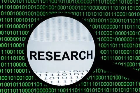 Web research Foto stock