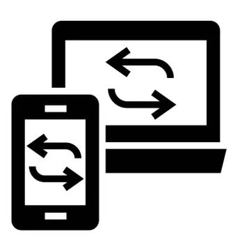 Web Responsive Design Stock Illustration