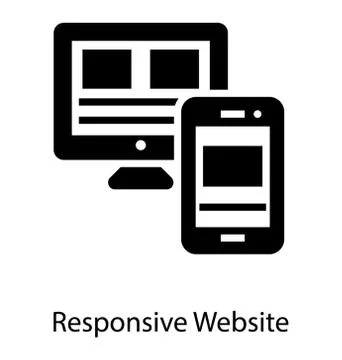 Web Responsive Website Stock Illustration